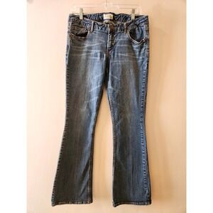 Aeropostale Hailey Flare Jeans Womens Size 11‎ 12 Regular Blue Denim Y2K